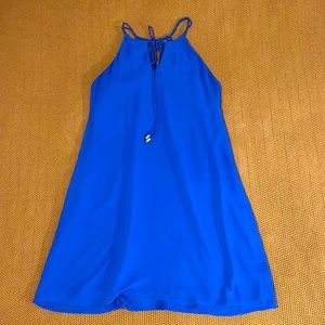 Fab’rik royal blue, chiffon, size S, cocktail dress
